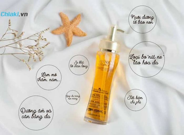 Tinh chất làm trắng da 3W Clinic Collagen & Luxury Gold