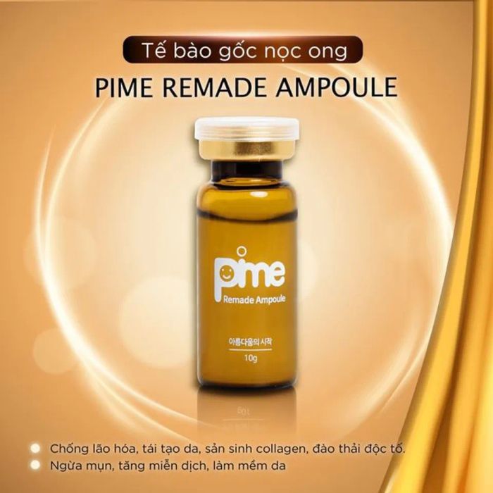 Tế bào gốc Pime Remade Ampoule giúp phục hồi và giảm mụn