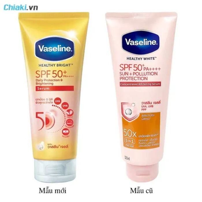 Sữa dưỡng thể chống nắng trắng da Vaseline 50x SPF 50 PA++++