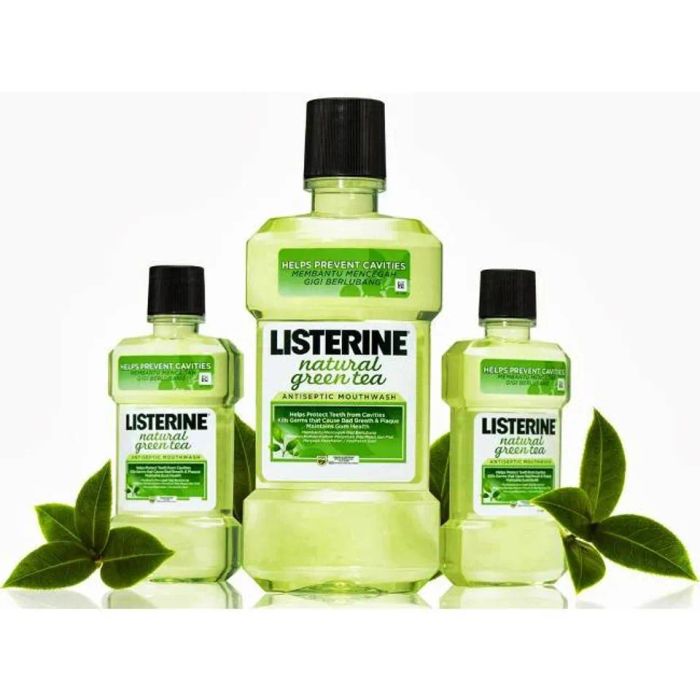 Dung dịch súc miệng Listerine Trà Xanh Natural Green Tea