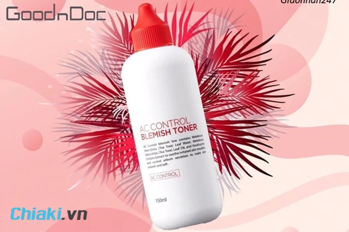 Toner Hàn Quốc GoodnDoc AC Control Blemish dành cho da mụn