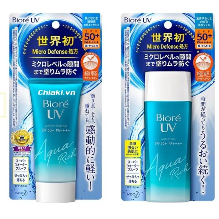 Đánh giá về kem chống nắng cho da hỗn hợp thiên khô mụn Biore UV Aqua Rich SPF 50+ PA+++