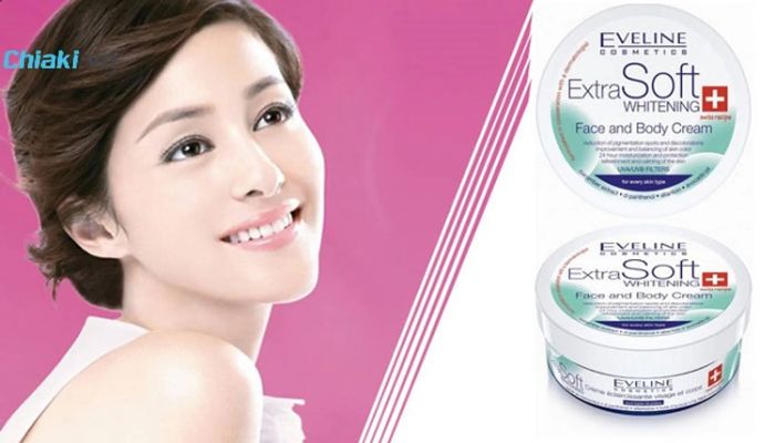 Kem dưỡng trắng da mặt và toàn thân Eveline Extra Soft