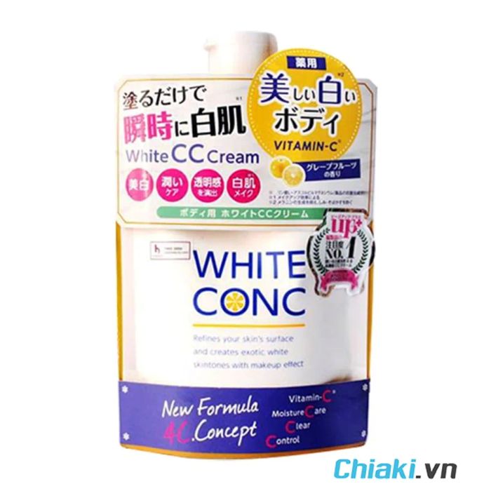 Kem dưỡng thể trắng da chống nắng White Conc CC