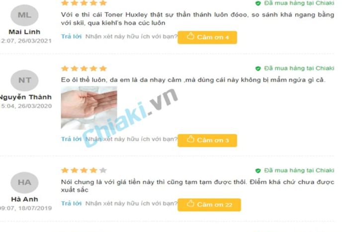 Review Nước hoa hồng Hàn Quốc Huxley Toner Extract It