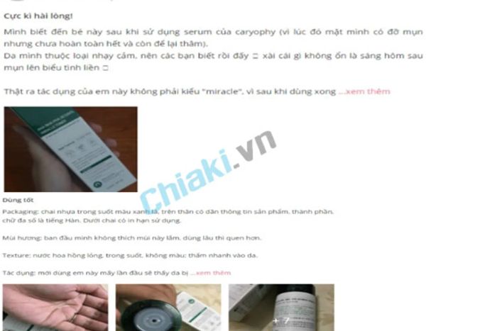 Review toner trị mụn se khít lỗ chân lông Some By Mi từ người sử dụng