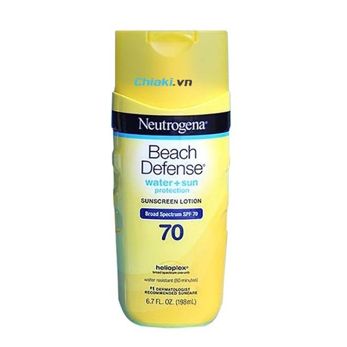 Kem chống nắng đi biển Neutrogena Beach Defense SPF70