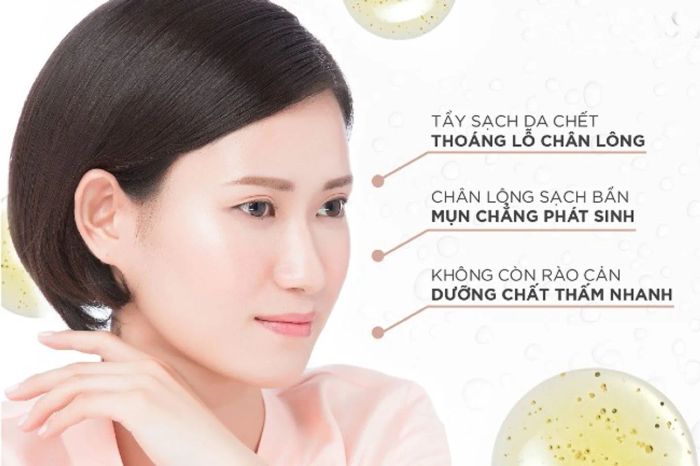 Tác dụng của việc tẩy tế bào chết đối với da mụn