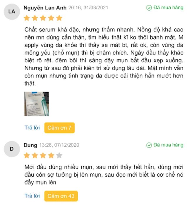 Nhận xét từ người dùng: