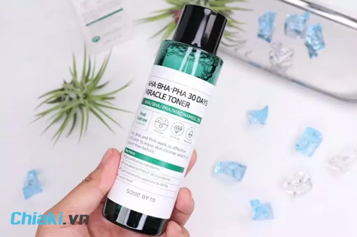 Toner AHA-BHA-PHA 30 Days Miracle Hàn Quốc dành cho da dầu mụn