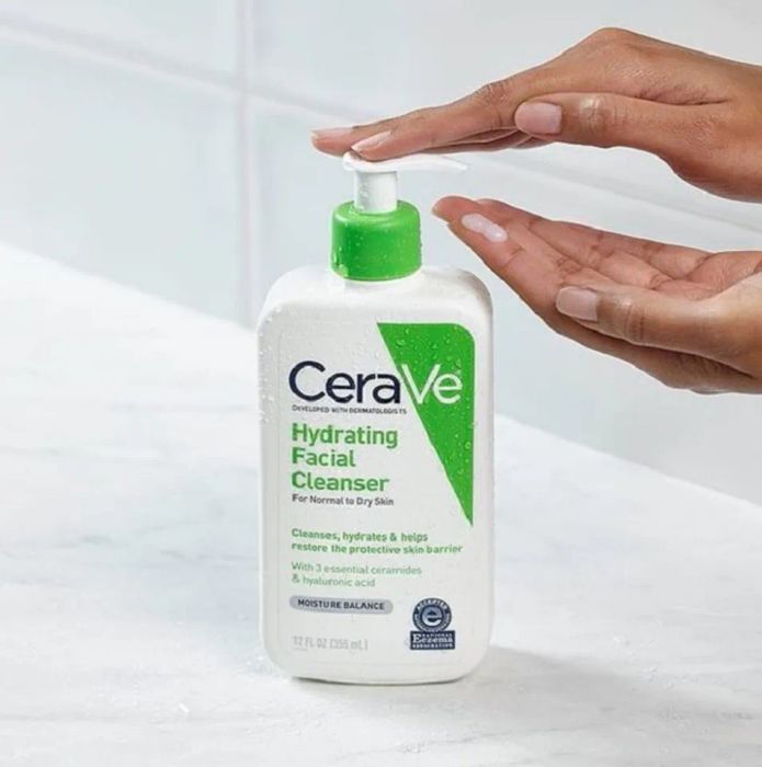 Hướng dẫn sử dụng sữa rửa mặt CeraVe cho da khô