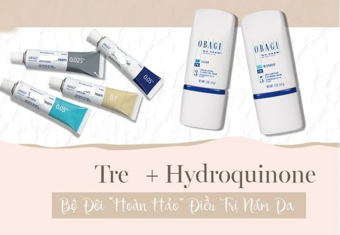 Kinh nghiệm sử dụng Tre Obagi với Hydroquinone