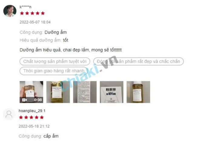 Review toner Skin1004 giúp se khít lỗ chân lông từ người sử dụng