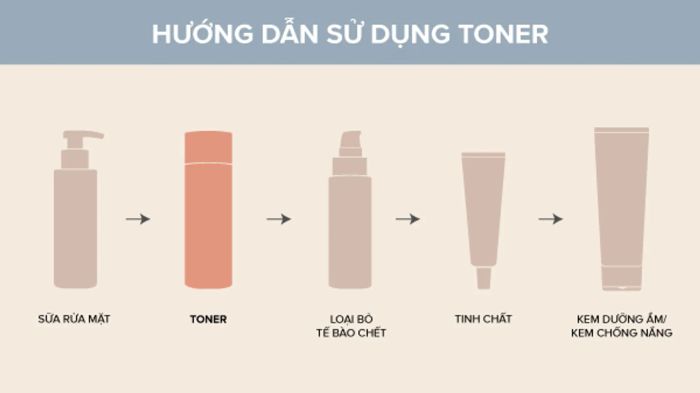 Hướng dẫn sử dụng toner cho da hỗn hợp thiên khô