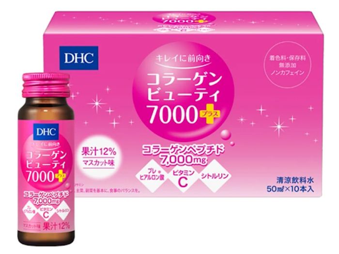 Collagen DHC Beauty 7000+ Dạng Nước Của Nhật, hộp 10 chai