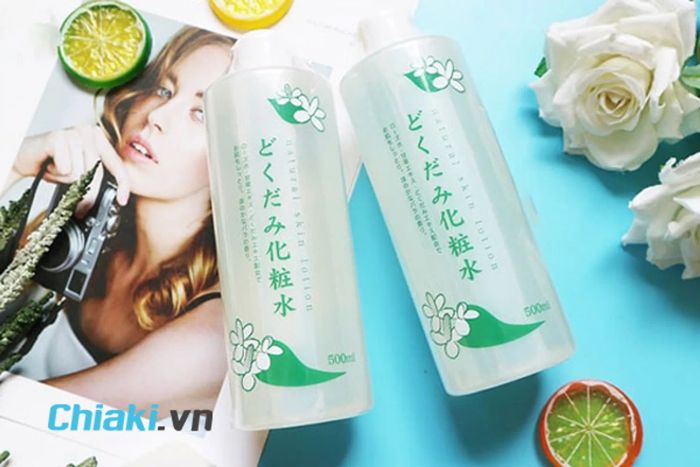 Lotion dưỡng ẩm cho da dầu mụn Dokudami