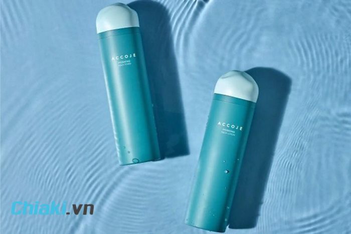 Sữa dưỡng ẩm da mặt Accoje Hydrating Aqua Lotion từ Nhật