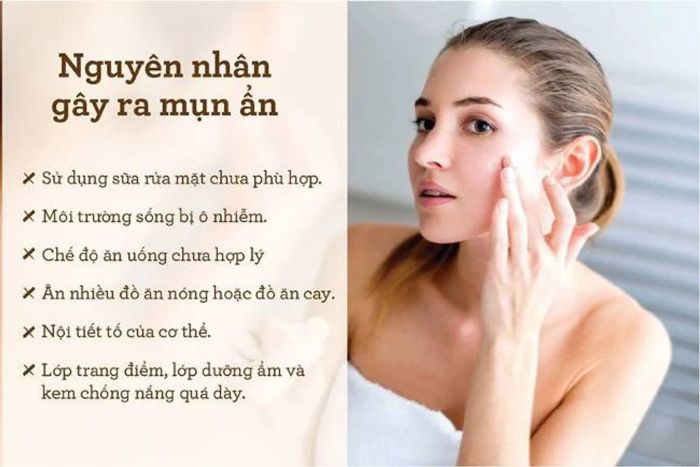 2. Không làm sạch lỗ chân lông đúng cách