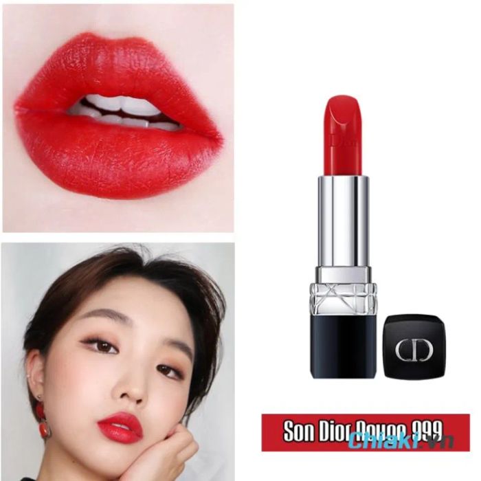 Son màu đỏ tươi Dior Rouge 999 