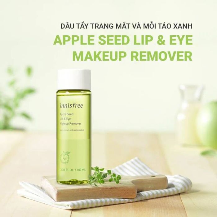 <span style='font-size: 12pt; color: #000000;'>Dầu tẩy trang mắt và môi Innisfree Apple Seed Lip & Eye Makeup Remover</span>