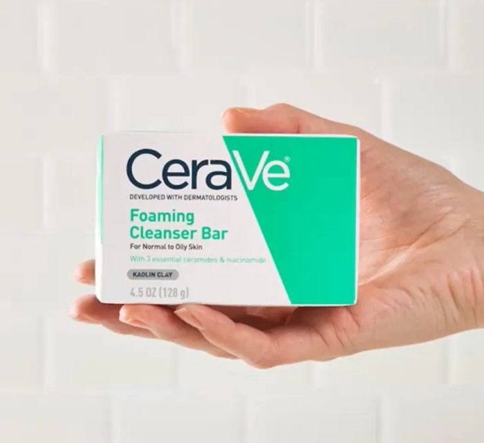 Sữa rửa mặt dạng thanh <strong>CeraVe Foaming Cleanser Bar</strong>