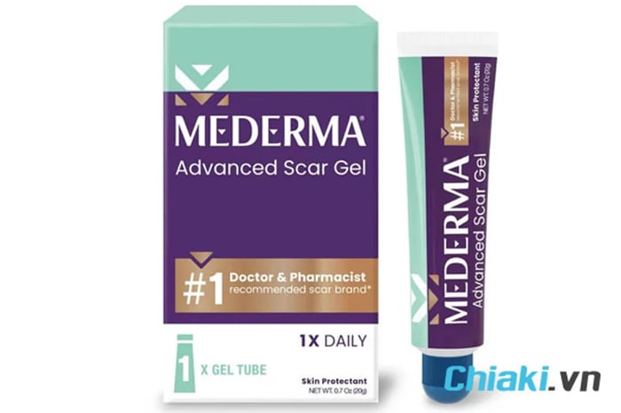 Kem trị sẹo rỗ lâu năm Mederma Advanced Scar Gel