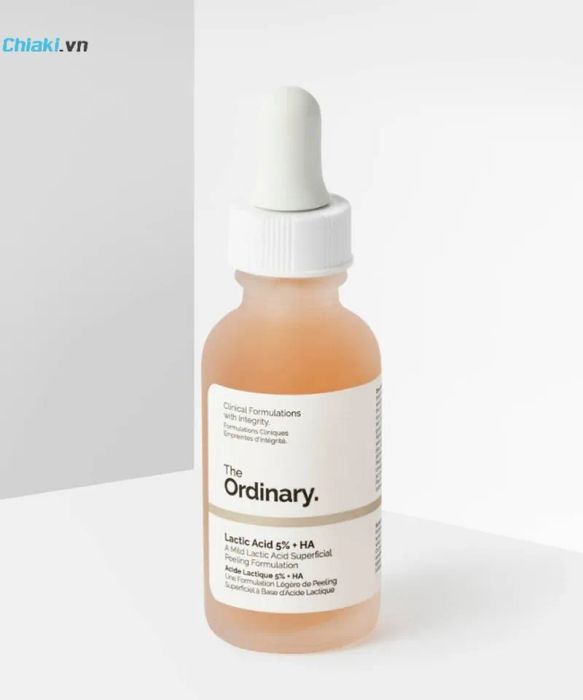 Serum The Ordinary Acid Lactic 5% + HA 2% tẩy da chết