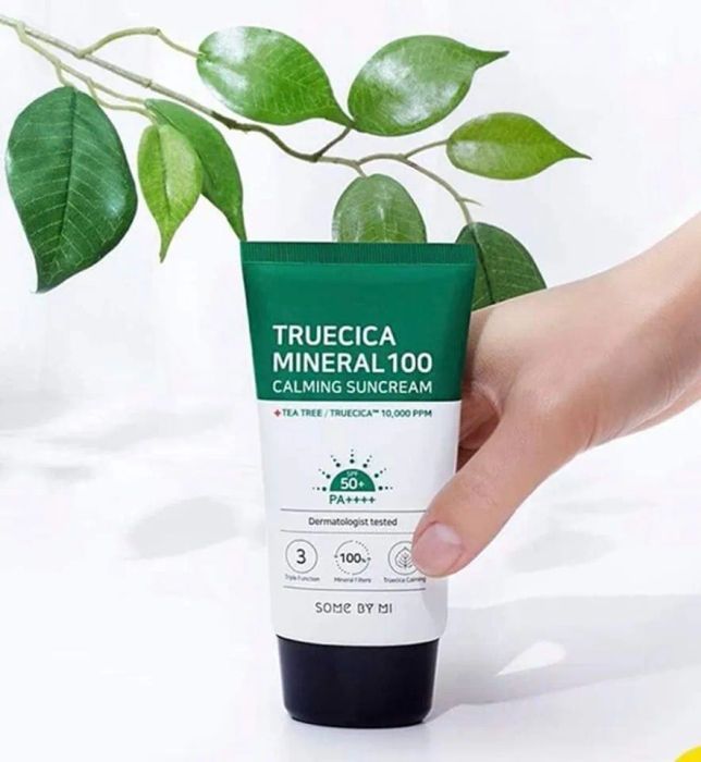 Kem chống nắng an toàn cho bà bầu Truecica Mineral 100 Calming Suncream