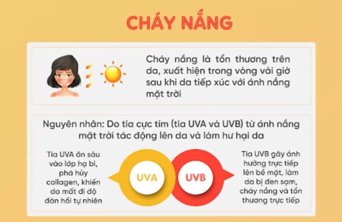 Lý do gây cháy nắng