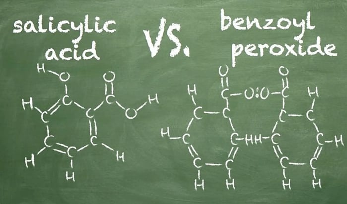 Salicylic Acid so với Benzoyl Peroxide