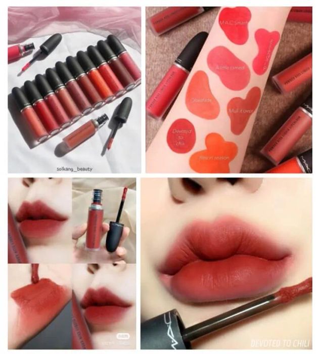 son màu đỏ đất của MAC