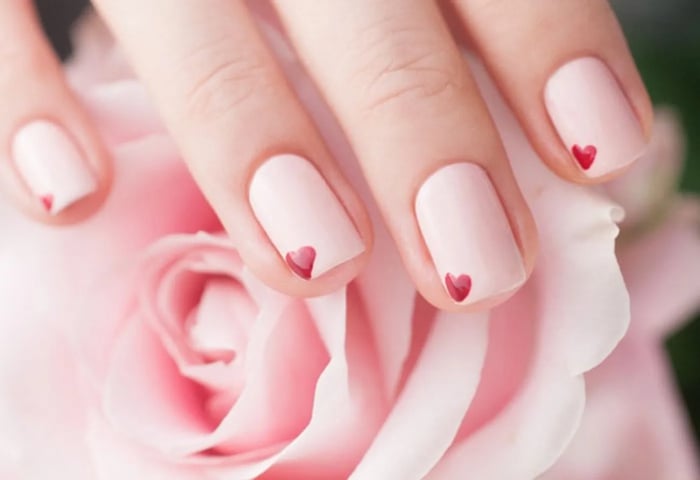 Mẫu nail đẹp cho mùa Lễ Tình Nhân 