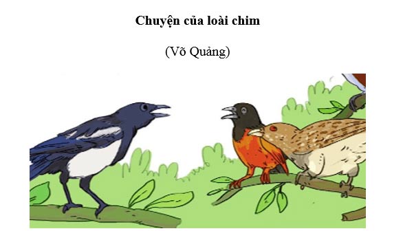 Tái kể câu chuyện Chuyện của loài chim