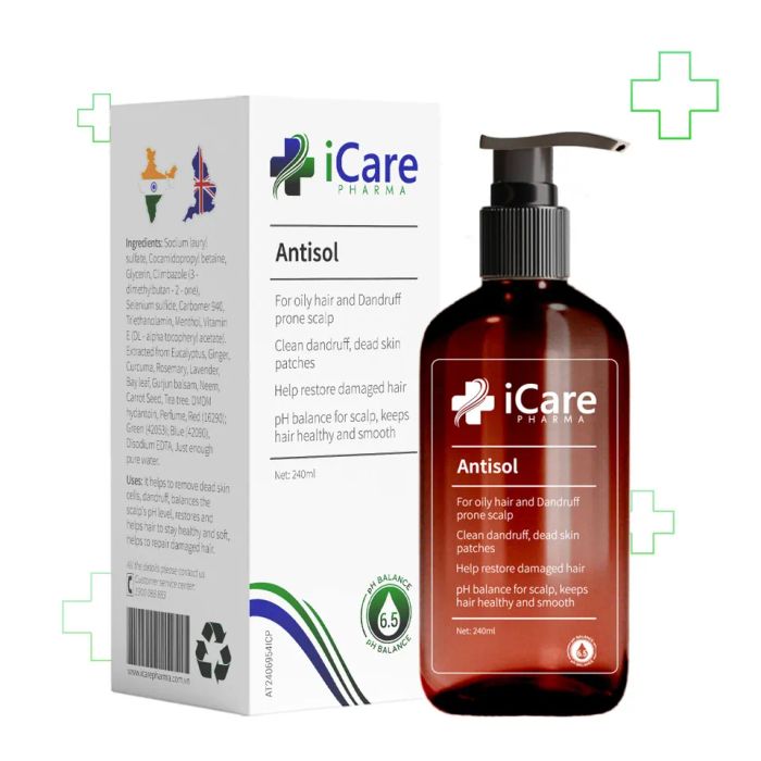 Dầu gội trị gàu Antisol