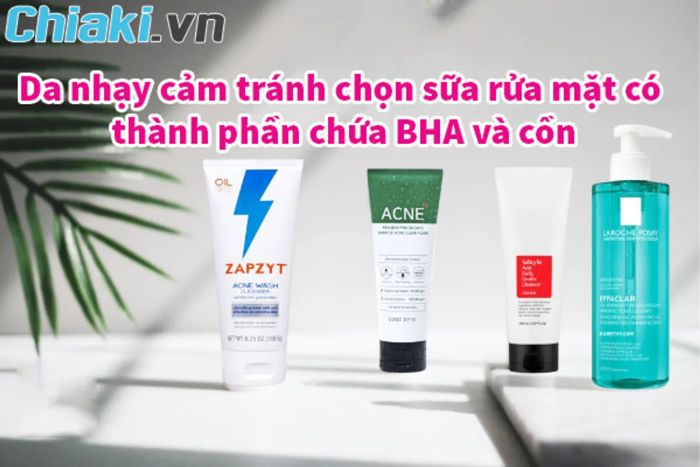 Đánh giá 12 dòng sữa rửa mặt tốt nhất cho da nhạy cảm năm 2024