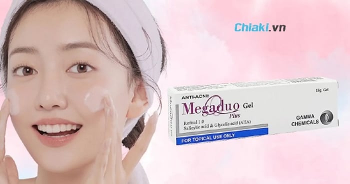 Megaduo Plus Gel 15g hỗ trợ giảm mụn ẩn, giảm thâm và dưỡng da