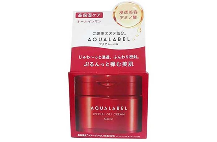 Kem dưỡng da chống lão hóa cho tuổi 25 Shiseido Aqualabel đỏ