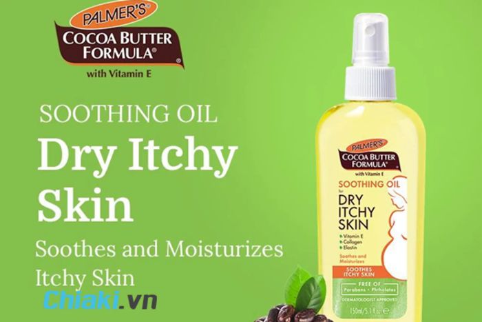 Dầu dưỡng ẩm Cocoa Butter Formular Itchy Skin của Palmer’s