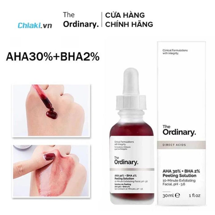 Tẩy da chết The Ordinary AHA 30% + BHA 2% Peeling Solution