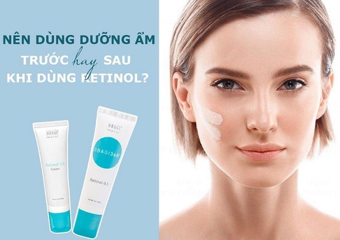 Nên dùng retinol trước hay sau kem dưỡng ẩm?