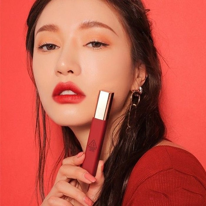 3CE Cloud Lip Tint Macaron Red - Màu đỏ tươi