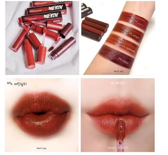 son màu đỏ đất Merzy