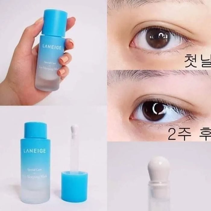 Cách sử dụng mặt nạ ngủ Laneige cho mắt