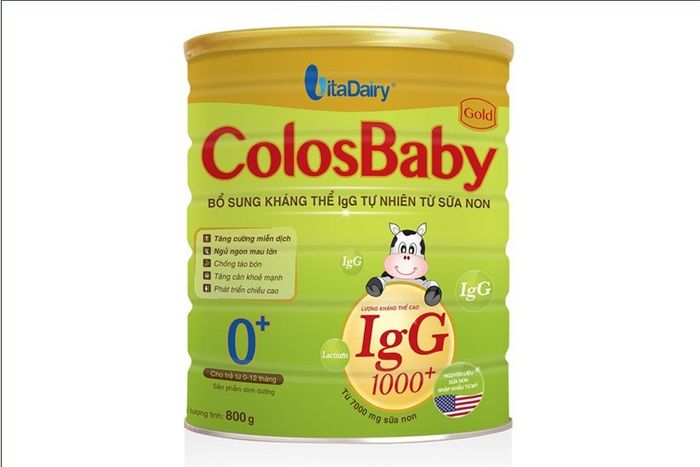 Sữa bột Colosbaby gold 0+ cho bé