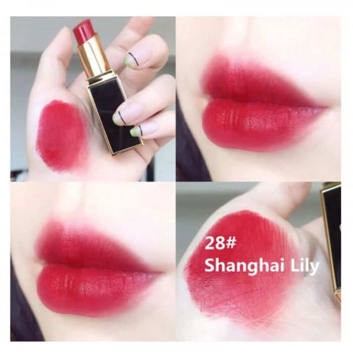 Son môi cho bà bầu Tom Ford Lip Color Satin Matte Shanghai Lily