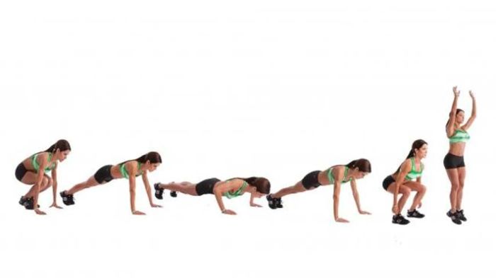 Burpees - Bài tập giảm mỡ bụng cho người mới tập