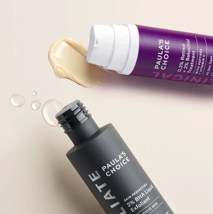 Kết hợp sử dụng BHA và Retinol giúp tăng cường hiệu quả chăm sóc da