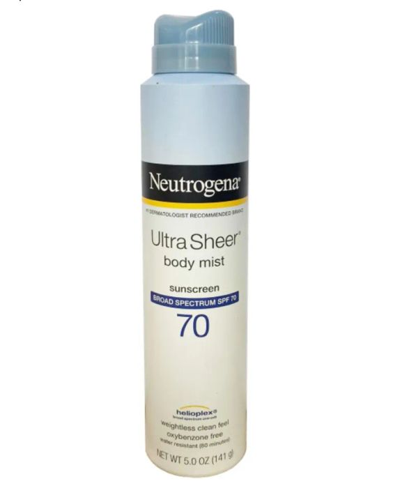 Xịt chống nắng Neutrogena Ultra Sheer Body Mist SPF 70