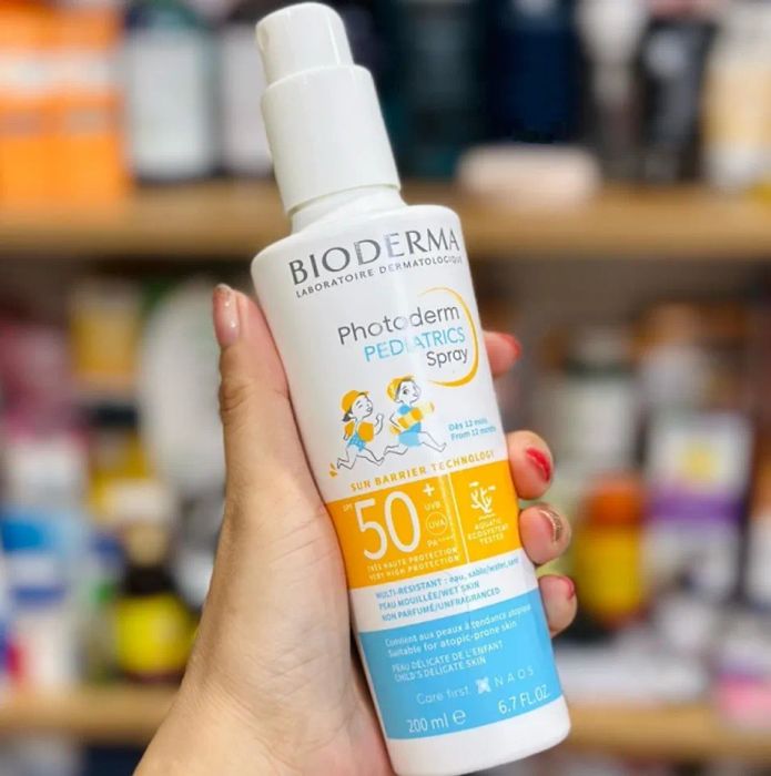 Xịt chống nắng cho trẻ em Bioderma Photoderm Pediatrics Spray