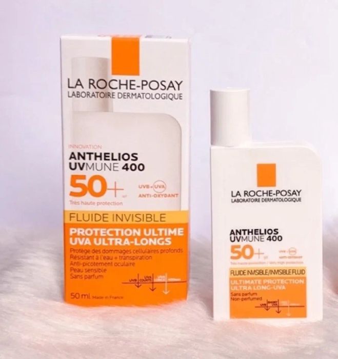 Kem chống nắng phổ rộng La Roche-Posay Anthelios UVMune 400 Fluid